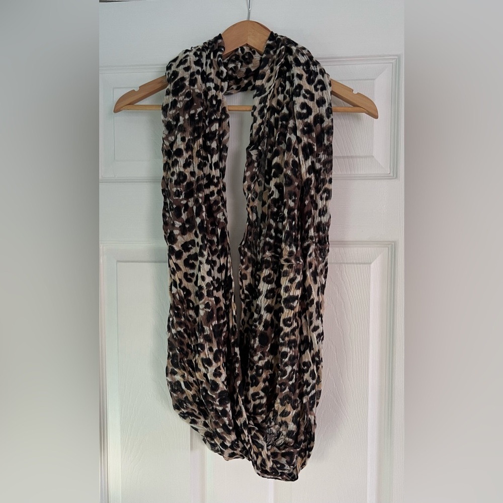 Leopard Print Infinity Scarf